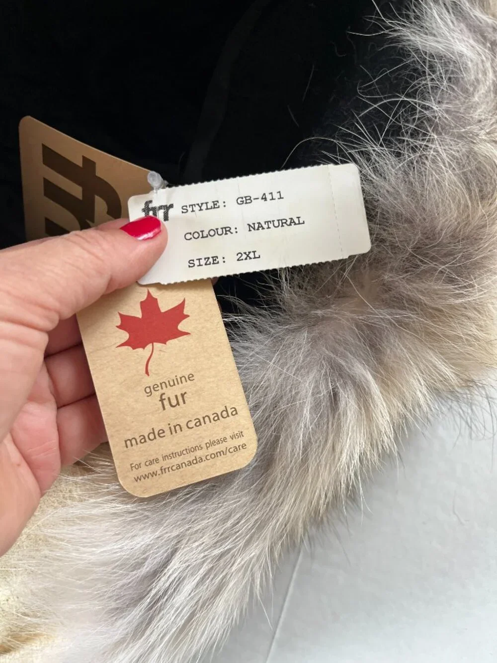 Frr Authentic Coyote Fur Hat Mens Classic Mountain Glacier Wear Genuine Luxury